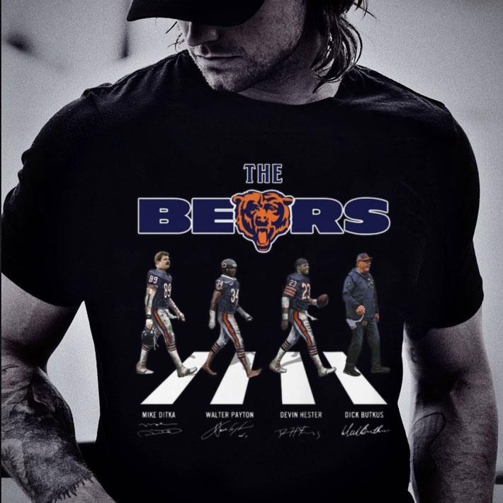 Original The Bears Abbey Road Chicago Bears Walter Payton Signatures Shirt 2 The Bears Abbey Road Chicago Bears Walter Payton Signatures Shirt