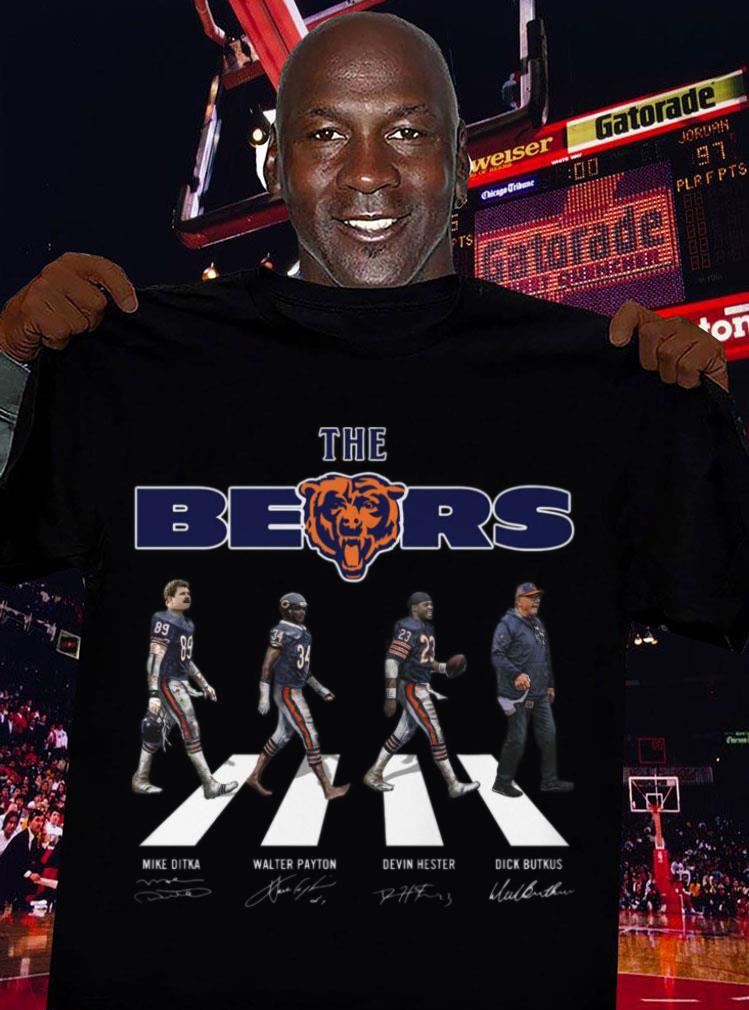 Original The Bears Abbey Road Chicago Bears Walter Payton Signatures Shirt 3 The Bears Abbey Road Chicago Bears Walter Payton Signatures Shirt
