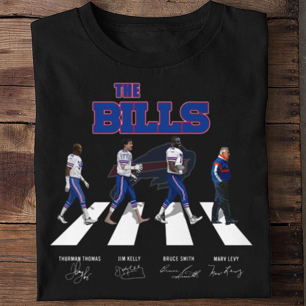 Awesome The Bills Abbey Road Buffalo Bills Signatures Shirt 2 The Bills Abbey Road Buffalo Bills Signatures Shirt