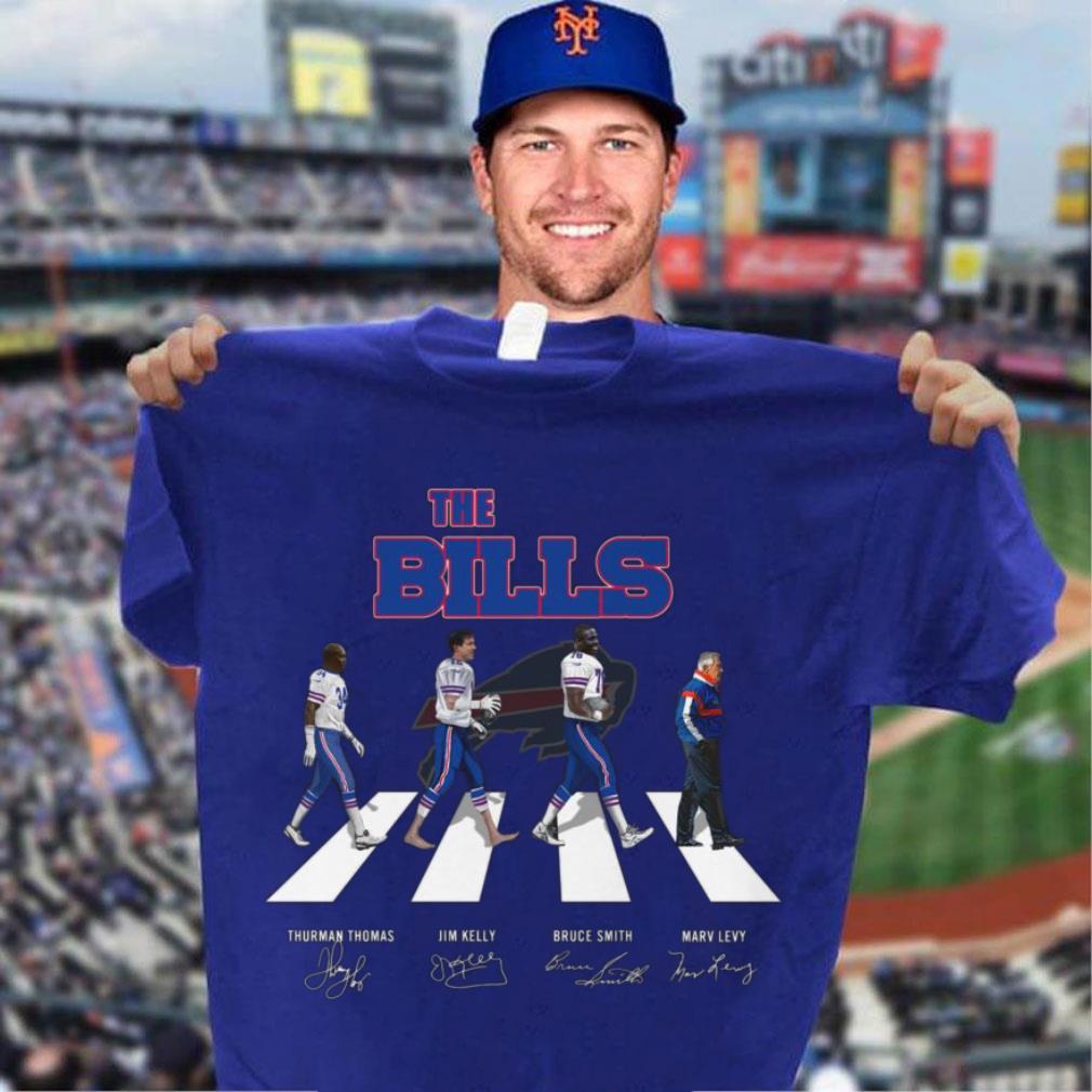 Awesome The Bills Abbey Road Buffalo Bills Signatures Shirt 3 The Bills Abbey Road Buffalo Bills Signatures Shirt