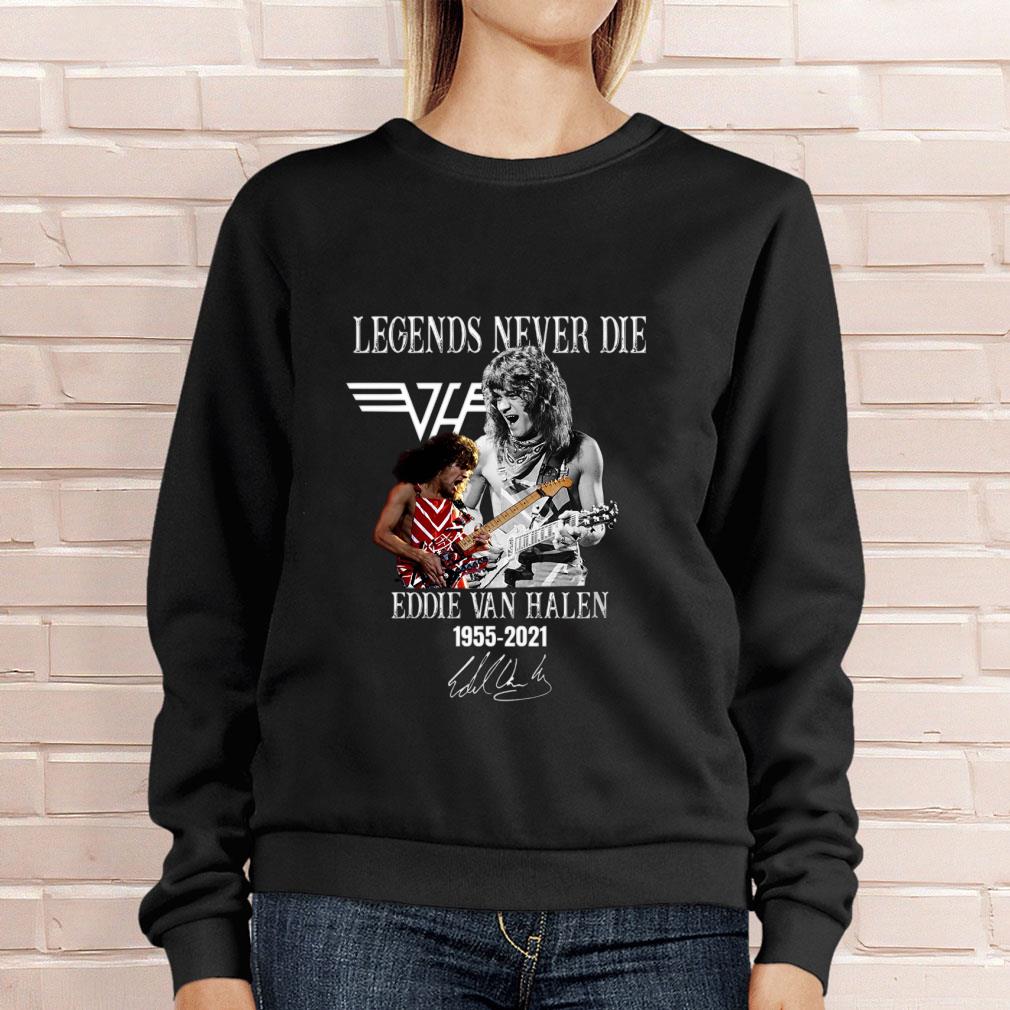 Hot Van Halen band Legends Never Die RIP Eddie Van Halen 1955-2021 Signature Shirt 4 Van Halen band Legends Never Die RIP Eddie Van Halen 1955-2021 Signature Shirt