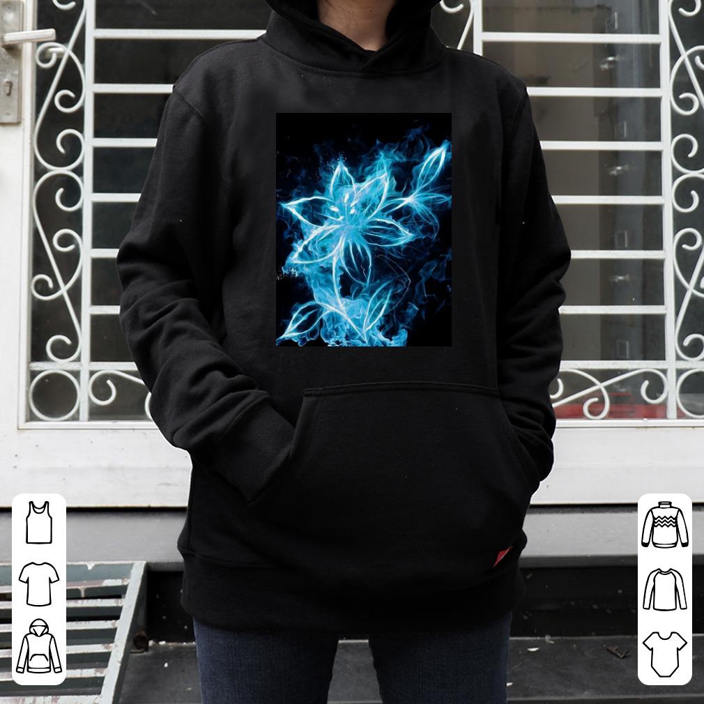 Fire flaming flower shirt 4 - Fire flaming flower shirt