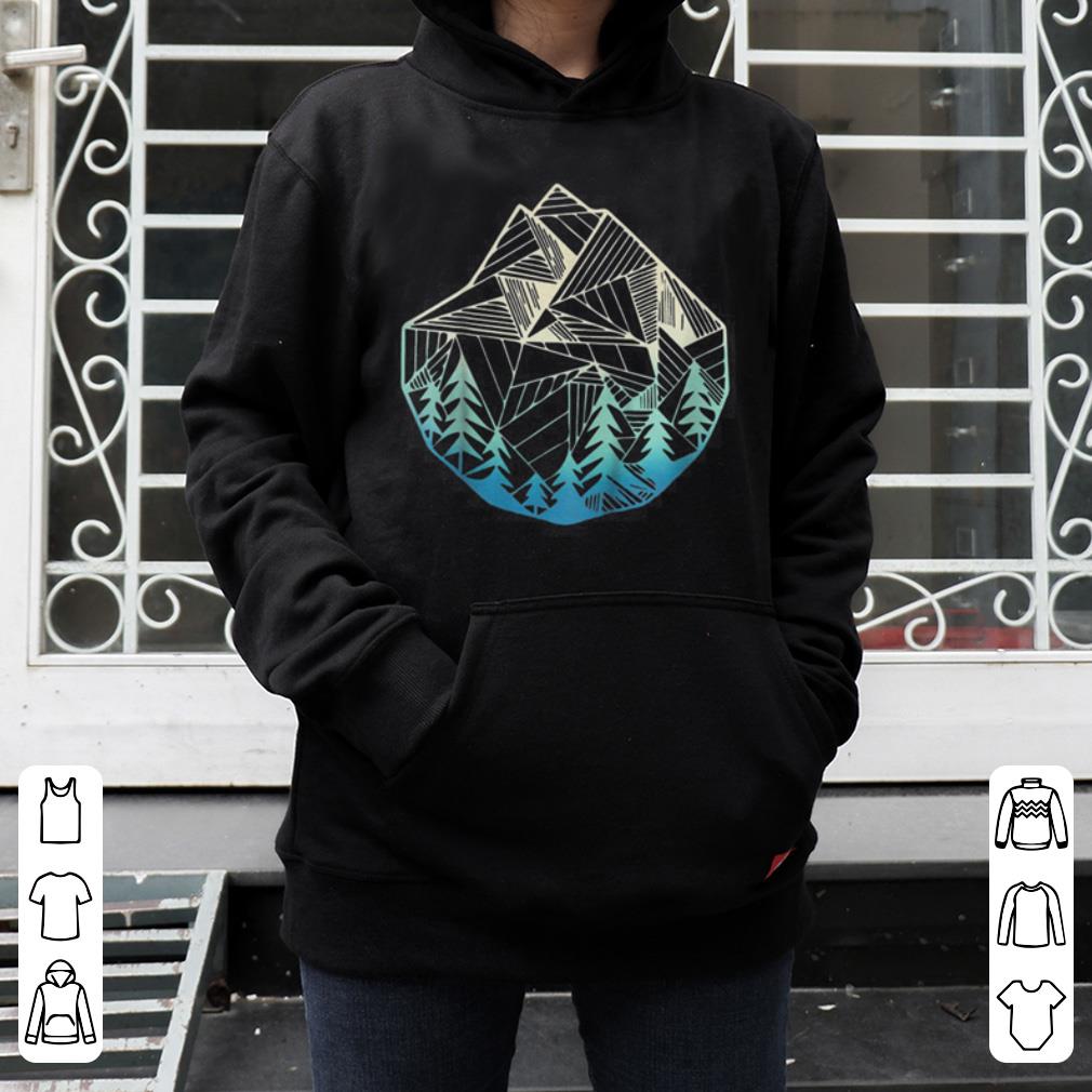 Minimal Mountains Geometry Outdoor Hiking shirt 4 - Minimal Mountains Geometry Outdoor Hiking shirt