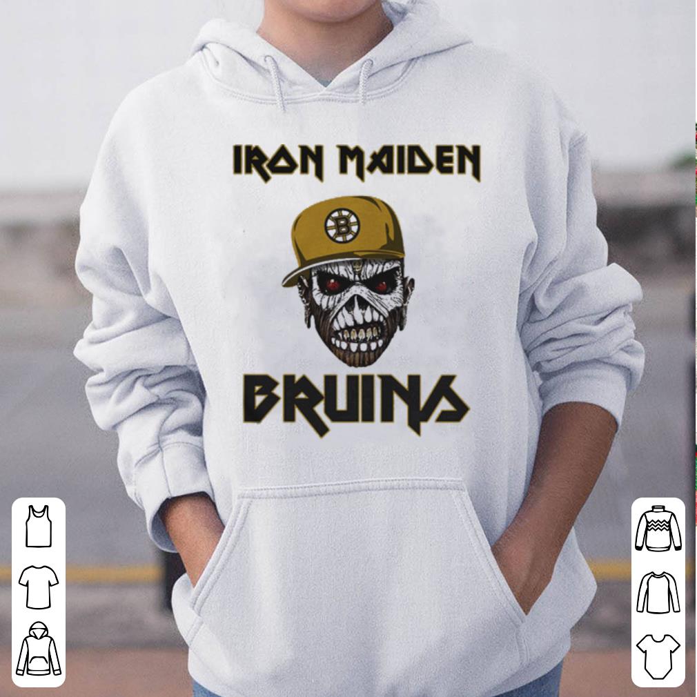 NHL Boston Bruins Iron Maiden Rock Band Music Hockey Sports Youth shirt 4 - NHL Boston Bruins Iron Maiden Rock Band Music Hockey Sports Youth shirt