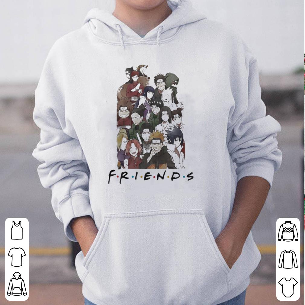 Naruto Anime F R I E N D S together shirt 4 - Naruto Anime F.R.I.E.N.D.S together shirt