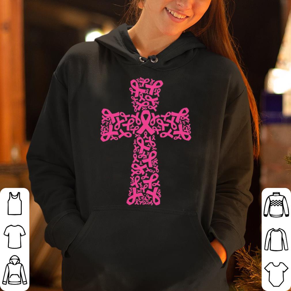 Pink Ribbon Cross For Breast Cancer Awareness shirt 4 - Pink Ribbon Cross For Breast Cancer Awareness shirt