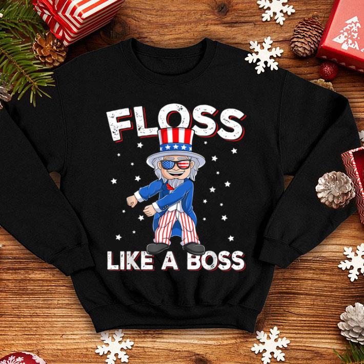 4th Of July Floss Like a Boss Uncle Sam Patriotic shirt 4 - 4th Of July Floss Like a Boss Uncle Sam Patriotic shirt