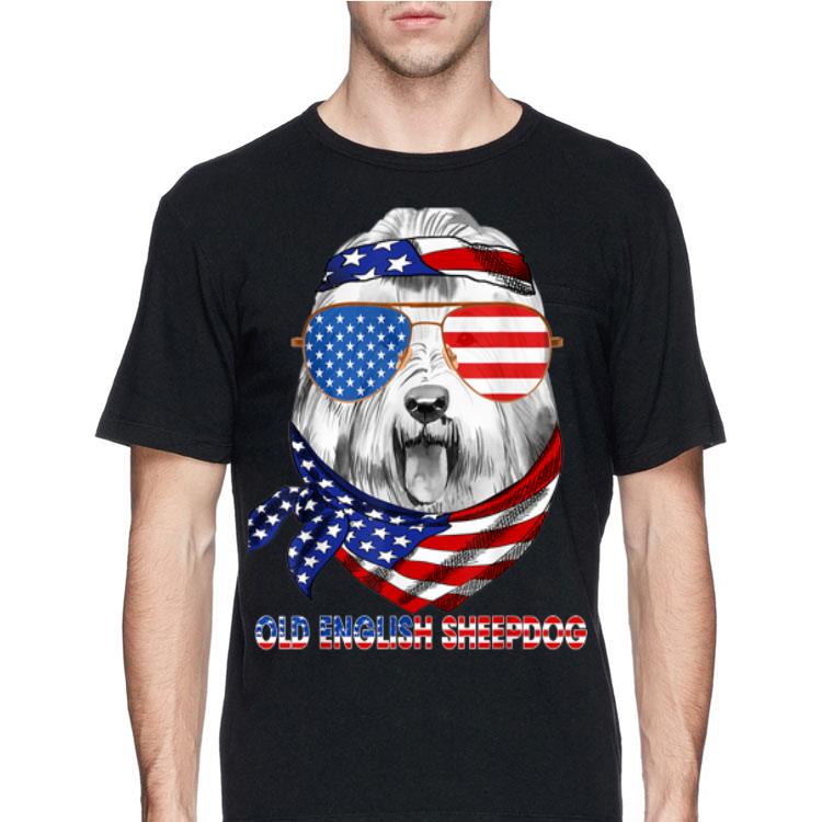 American Flag Old English Sheepdog Dog Lover shirt American Flag Old English Sheepdog Dog Lover shirt 4 - American Flag Old English Sheepdog Dog Lover shirt