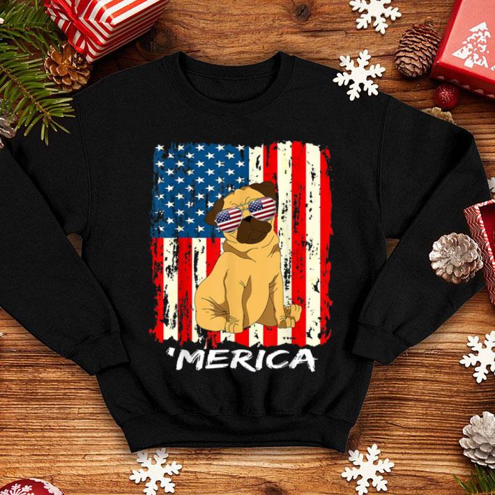 American Flag Usa Stars Stripes Pug Merica 4th July Shirt American Flag Usa Stars Stripes Pug Merica 4th July png 4 - American Flag Usa Stars Stripes Pug Merica 4th July Shirt