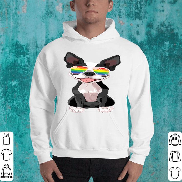Boston Terrier Gay Pride Flag Sunglasses Lgbt - Dog Lovers Premium Shirt Boston Terrier Gay Pride Flag Sunglasses Lgbt Dog Lovers Premium Shirt 4 - Boston Terrier Gay Pride Flag Sunglasses Lgbt - Dog Lovers Premium Shirt