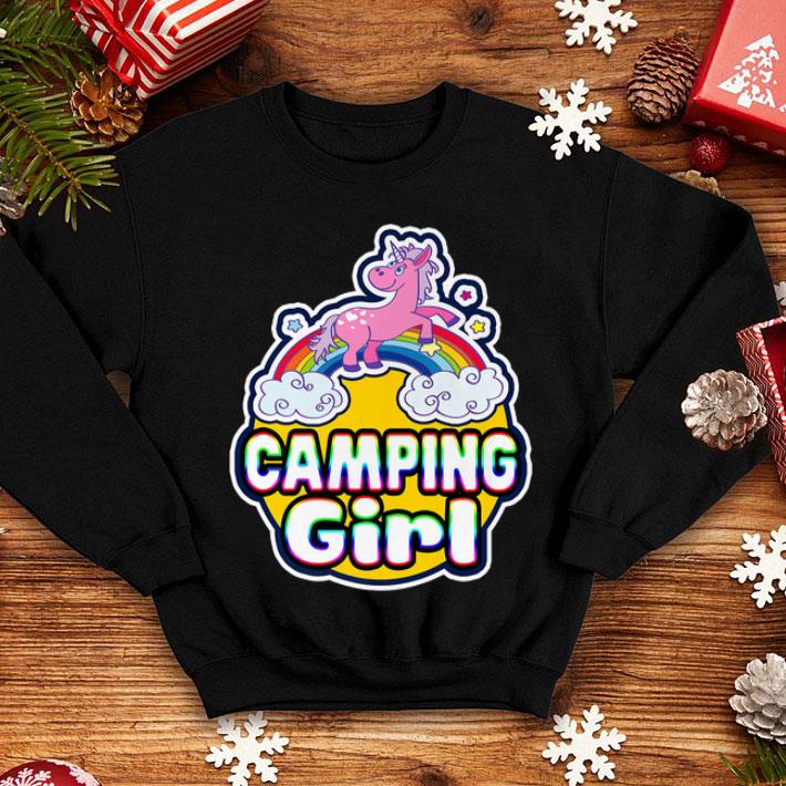 Camping Girls Rainbow Unicorn Camp shirt 4 - Camping Girls Rainbow Unicorn Camp shirt