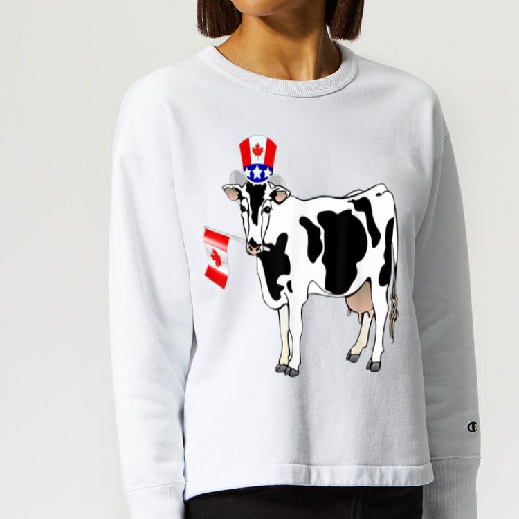 Canada Maple Leaf Cow Canadian Flag Shirt 4 - Canada - Maple Leaf Cow Canadian Flag Shirt