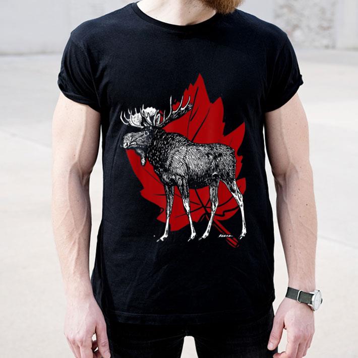 Canada Moose Tee Maple Leaf Canadian Shirt Canada Moose Tee Maple Leaf Canadian Shirt 4 - Canada Moose Tee Maple Leaf Canadian Shirt