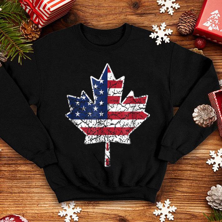 Canadian American Flag Canada And Us Flag shirt 4 - Canadian American Flag - Canada And Us Flag shirt