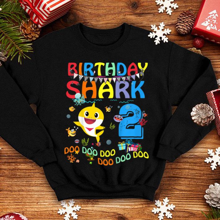 Happy 2nd Birthday Shark Doo Doo shirt 4 - Happy 2nd Birthday Shark Doo Doo shirt