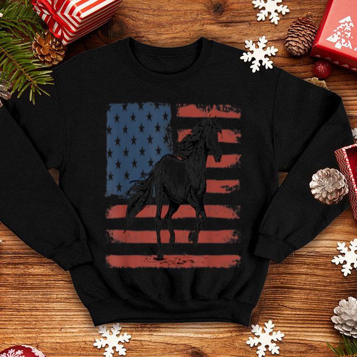 Horse American Flag USA Patriotic shirt 4 - Horse American Flag USA Patriotic shirt