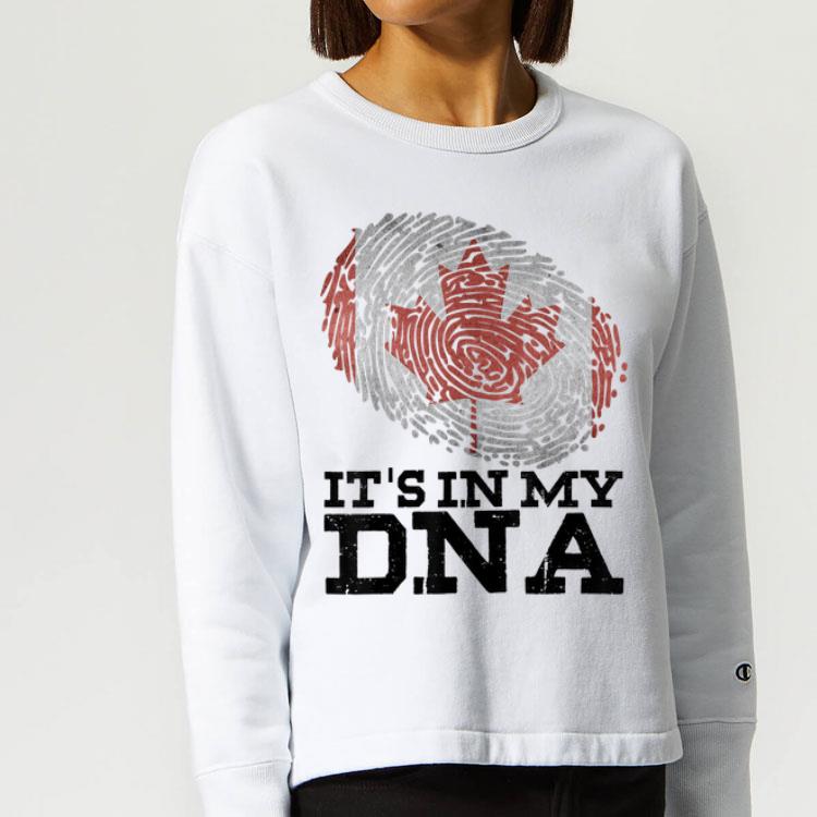 It's In My Dna Canadian Canada Flag Hockey Fan Gifts Shirt It s In My Dna Canadian Canada Flag Hockey Fan Gifts Shirt 4 - It's In My Dna Canadian Canada Flag Hockey Fan Gifts Shirt