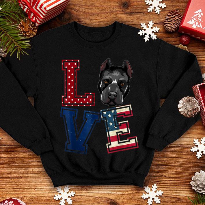 Love American Pitbull Face American Flag 4th Of July shirt 4 - Love American Pitbull Face American Flag 4th Of July shirt