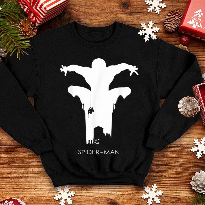 Marvel Spider man Epic Back Alley Leap Silhouette Shirt 4 - Marvel Spider-man Epic Back Alley Leap Silhouette Shirt
