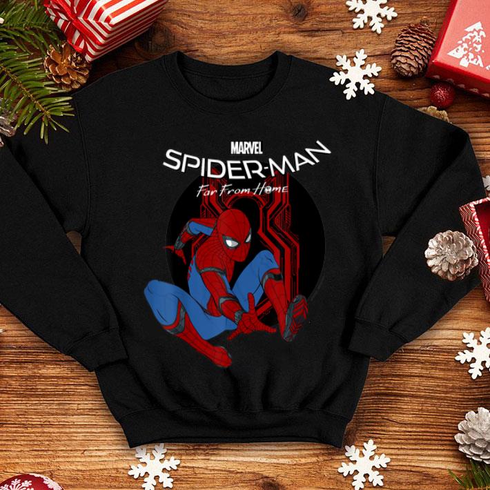 Marvel Spider-man Far From Home Iconic Jump Pose Badge Shirt Marvel Spider man Far From Home Iconic Jump Pose Badge Shirt 4 - Marvel Spider-man Far From Home Iconic Jump Pose Badge Shirt