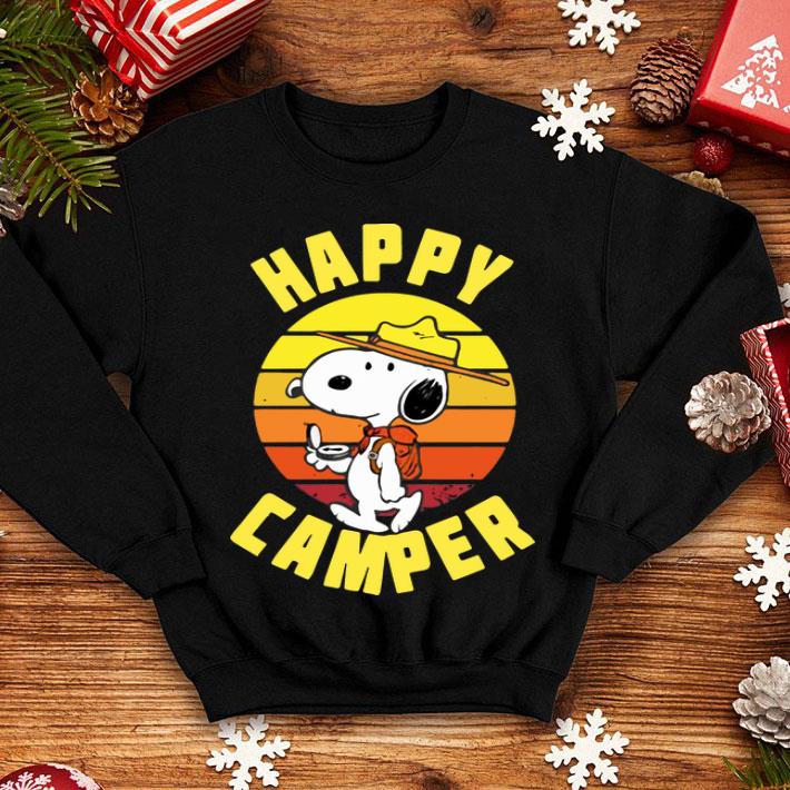 Peanuts Snoopy Happy Camper Vintage Shirt 4 - Peanuts Snoopy Happy Camper Vintage Shirt