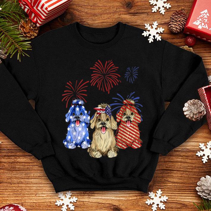 Red White Blue Havanese USA Flag Firework 4th Of July shirt 4 - Red White Blue Havanese USA Flag Firework 4th Of July shirt