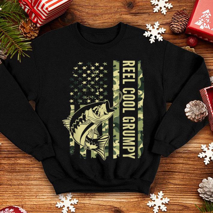 Reel Cool Grumpy Camouflage American Flag Father Day shirt 4 - Reel Cool Grumpy Camouflage American Flag Father Day shirt
