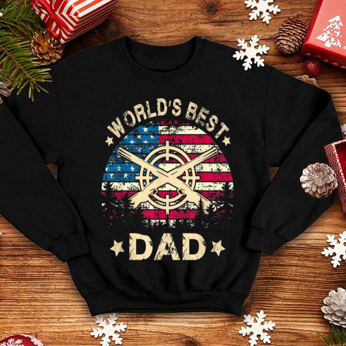 World Best Hunting Dad 4th Of July American Flag shirt 4 - World Best Hunting Dad 4th Of July American Flag shirt