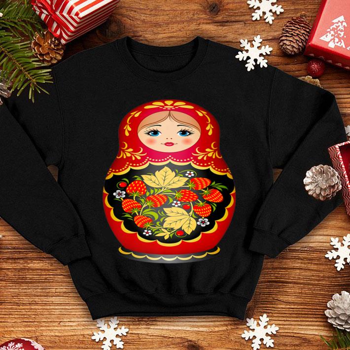 Beautiful Matryoshka Russian Strawberry Nesting Doll shirt 4 - Beautiful Matryoshka Russian Strawberry Nesting Doll shirt