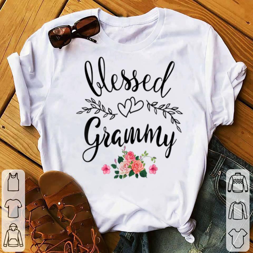 Blessed Grammy Grandma With Floral Mother s Day shirt 4 - Blessed Grammy Grandma With Floral Mother's Day shirt