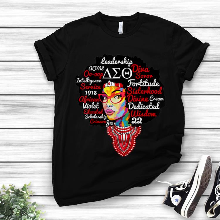 Delta DST Sorority Natural Hair Diva Sigma Theta Paraphernalia sweater 1 - Delta DST Sorority Natural Hair Diva Sigma Theta Paraphernalia sweater