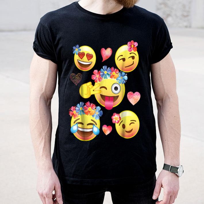 Emoji Flower Crowns For Girls Teens shirt 4 - Emoji Flower Crowns For Girls Teens shirt
