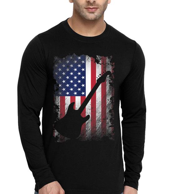 Guitar American Flag Usa Patriotic Love Music Lover shirt 4 - Guitar American Flag Usa Patriotic Love Music Lover shirt