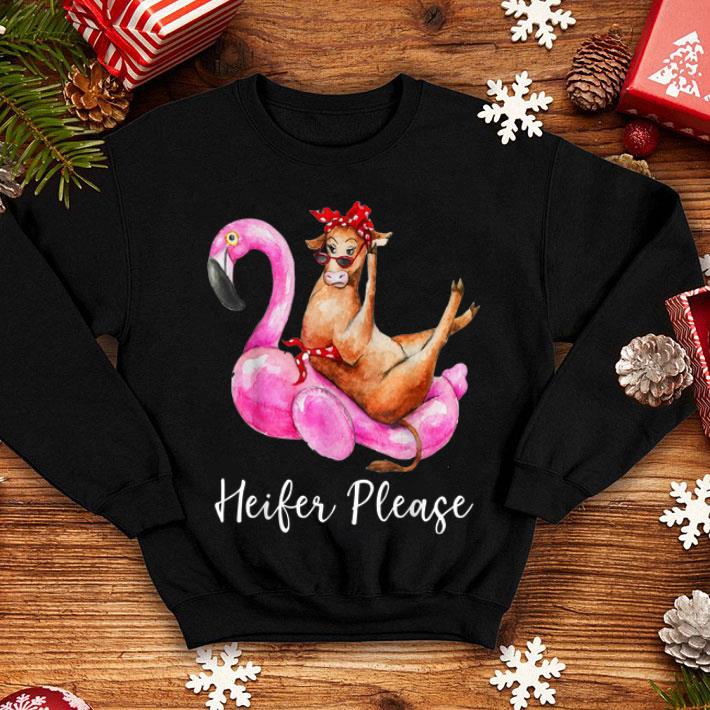 Heifer Please Flamingo Float Bandana Cow shirt Heifer Please Flamingo Float Bandana Cow shirt 4 - Heifer Please Flamingo Float Bandana Cow shirt