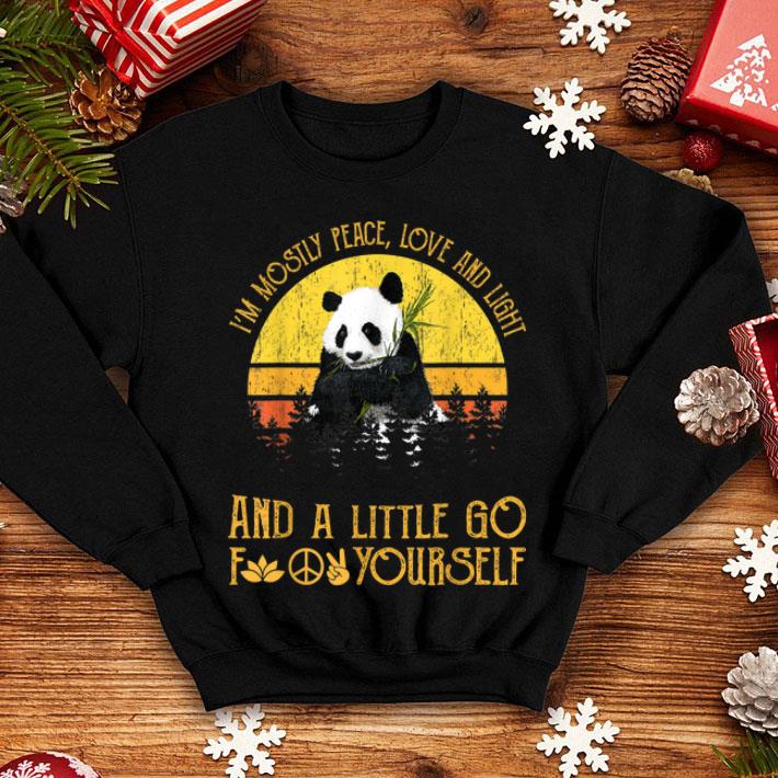 I'm Mostly Peace Love And Light A Little Go Panda shirt I m Mostly Peace Love And Light A Little Go Panda shirt 4 1 - I'm Mostly Peace Love And Light A Little Go Panda shirt