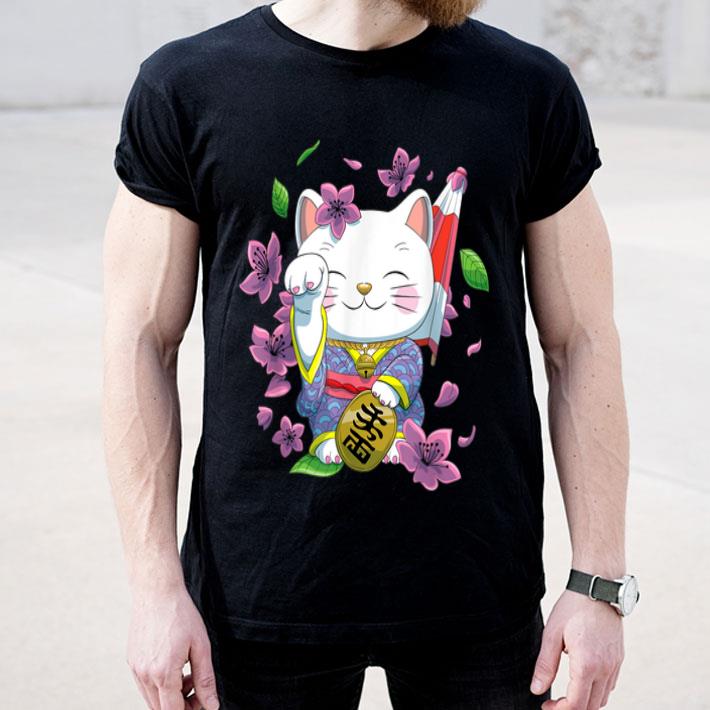 Japanese Maneki Neko Lucky Cat shirt 4 - Japanese Maneki Neko Lucky Cat shirt