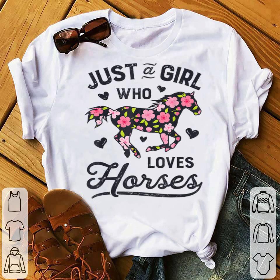 Just A Girl Who Loves Horses Horse Horseback Riding shirt 4 - Just A Girl Who Loves Horses Horse Horseback Riding shirt