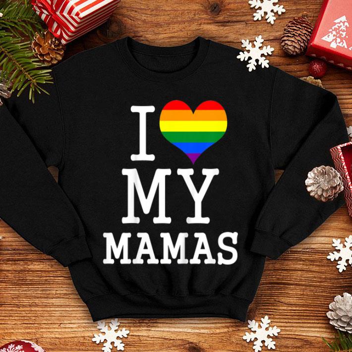 Kids Gay Moms Baby Clothes I Love My Mamas LGBT Flag shirt 4 - Kids Gay Moms Baby Clothes I Love My Mamas LGBT Flag shirt