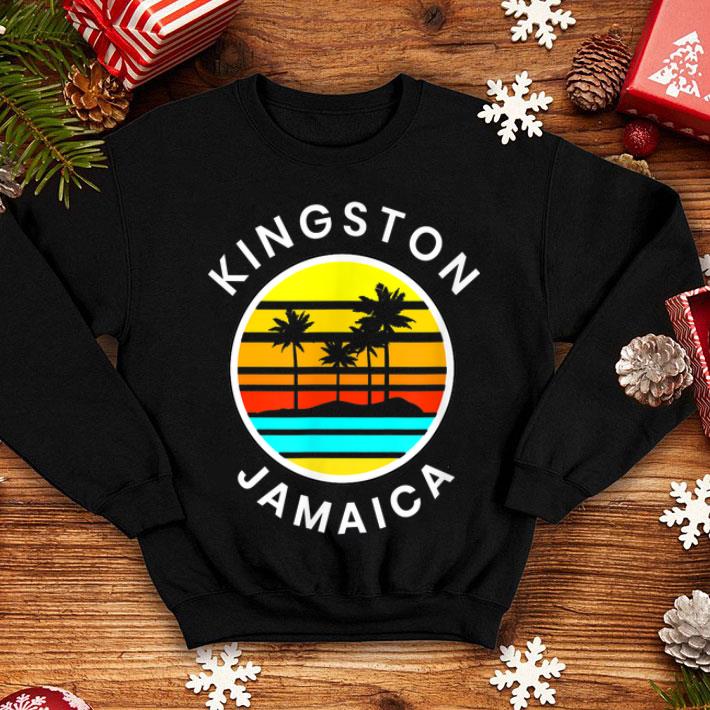 Kingston Jamaica Vacation Sunset Palm Trees shirt 4 - Kingston Jamaica Vacation Sunset Palm Trees shirt