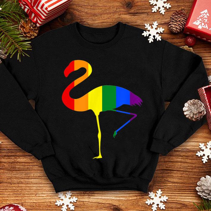 LGBT Pride Colors Flamingo Rainbow Flamingo Pride shirt 4 - LGBT Pride Colors Flamingo - Rainbow Flamingo Pride shirt
