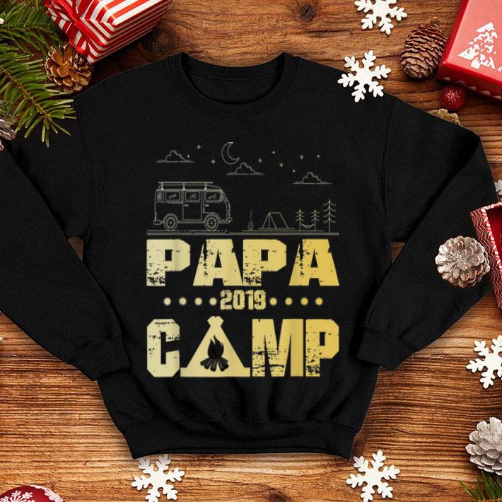 Papa Camp 2019 Family Vacations Vintage Camping shirt 4 - Papa Camp 2019 Family Vacations Vintage Camping shirt