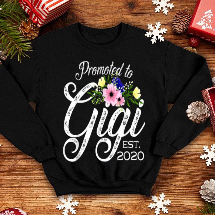 Promoted To Be Gigi Est 2020 Saying Flower shirt Promoted To Be Gigi Est 2020 Saying Flower shirt 4 - Promoted To Be Gigi Est 2020 Saying Flower shirt