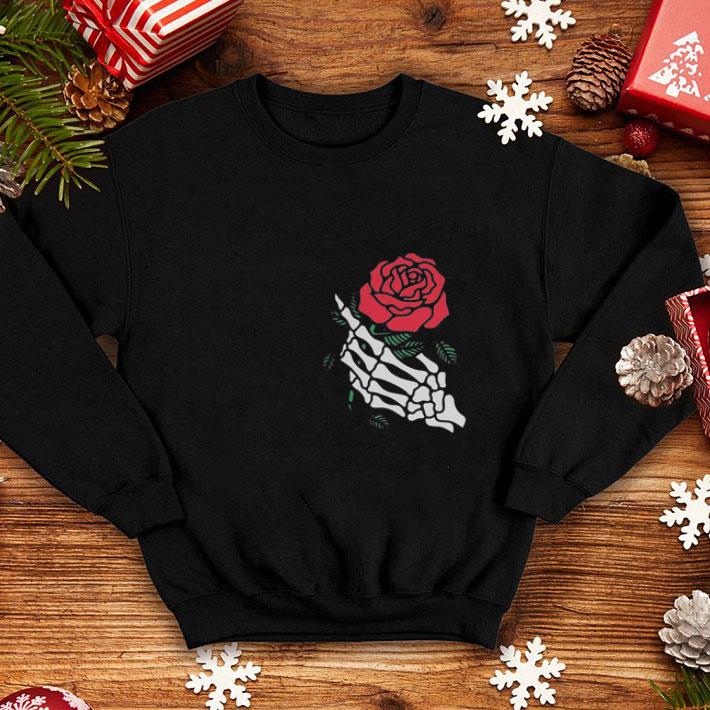 Rose White Skeleton Hand Holding A Red Rose shirt Rose White Skeleton Hand Holding A Red Rose shirt 4 - Rose White Skeleton Hand Holding A Red Rose shirt