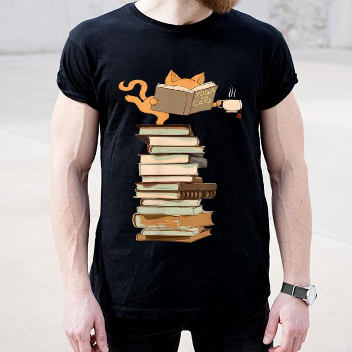 Yoga Kittens Cats Tea And Books Gift shirt 4 - Yoga Kittens, Cats, Tea And Books Gift shirt