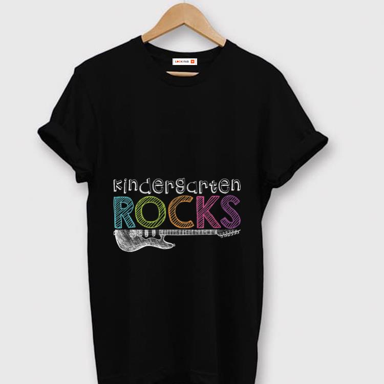 Awesome Kindergarten Rocks With Guitar Electric shirt 1 - Awesome Kindergarten Rocks With Guitar Electric shirt