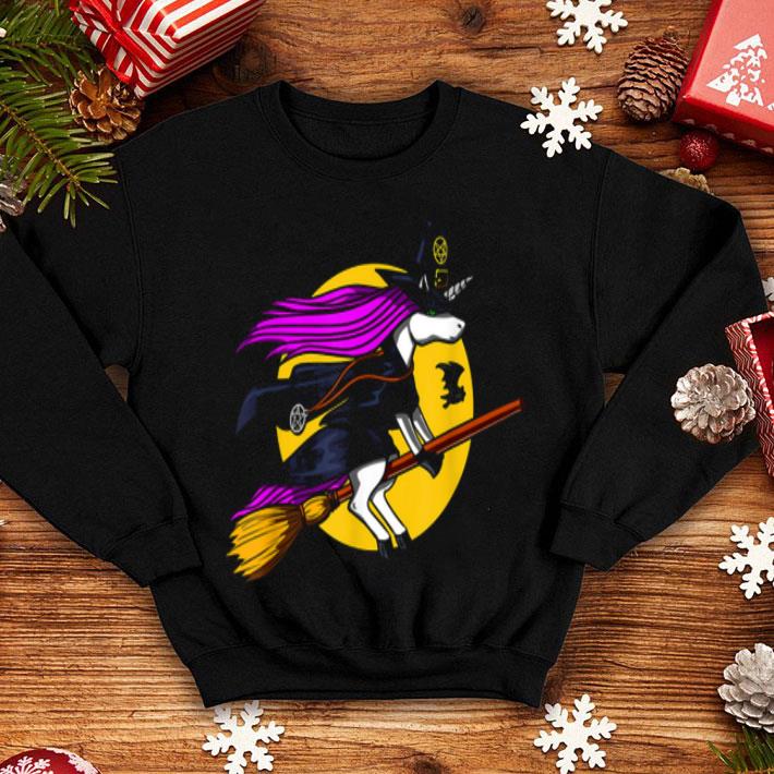 Funny Unicorn Witch Riding Broom Halloween Party Women Girls shirt Funny Unicorn Witch Riding Broom Halloween Party Women Girls shirt 4 - Funny Unicorn Witch Riding Broom Halloween Party Women Girls shirt