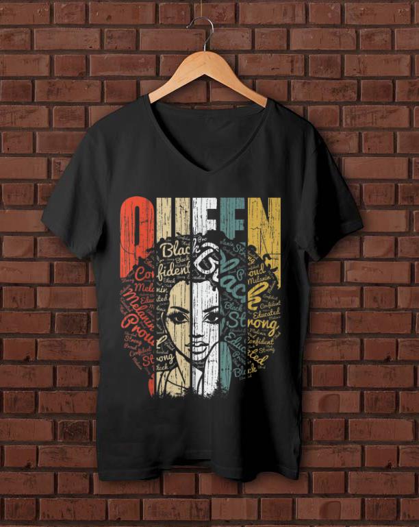 Hot Vintage African American Queen Educated Strong shirt 1 - Hot Vintage African American Queen Educated Strong shirt