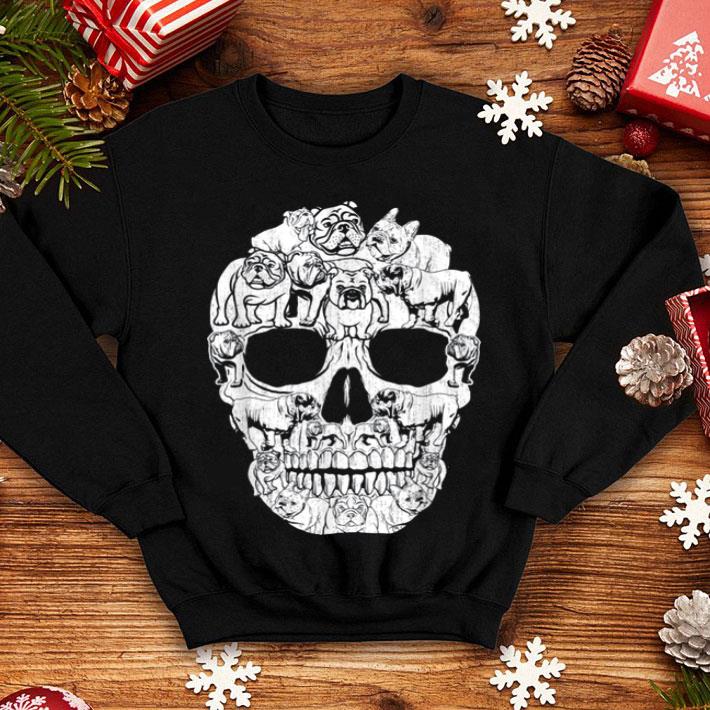 Nice English Bulldog Dog Skull Halloween Costumes Gift shirt 4 - Nice English Bulldog Dog Skull Halloween Costumes Gift shirt