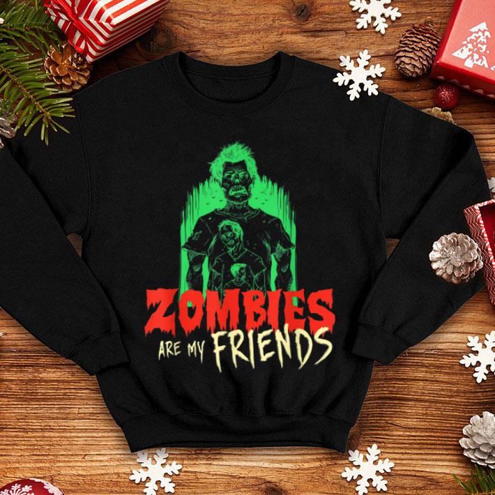 Nice Zombies Are My Friends Halloween T-Shirt shirt Nice Zombies Are My Friends Halloween T Shirt shirt 4 - Nice Zombies Are My Friends Halloween T-Shirt shirt