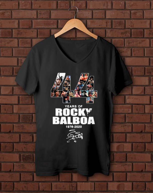 Official 44 Years Of Rocky Balboa 1976 2020 signature shirt 1 - Official 44 Years Of Rocky Balboa 1976-2020 signature shirt